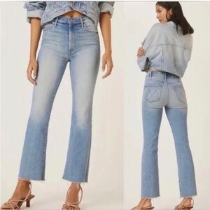 MOTHER Hustler Ankle Fray in Au Revoir Size 25